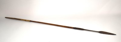 Lot 226 - Aboriginal / tribal throwing spear with animal...