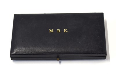 Lot 11 - MBE (civilian) in Royal mint case of issue
