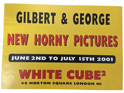 Lot 247 - A 2001 Gilbert and George exhibition programme,...