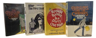 Lot 121 - LAWRENCE BLOCK: 4 first edition titles, all...