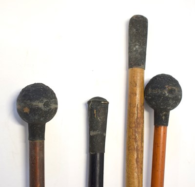 Lot 234 - Quantity of 4x British army swagger sticks to...