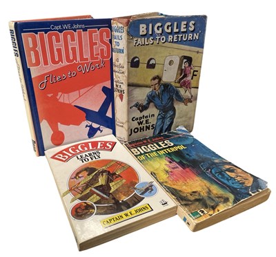 Lot 8 - W E JOHNS: BIGGLES, various titles: BIGGLES...