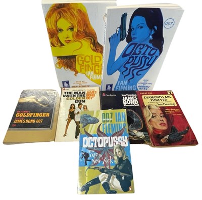 Lot 35 - A collection of various James Bond novels, to...
