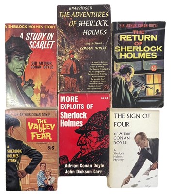 Lot 30 - Six vintage Sherlock Holmes novels