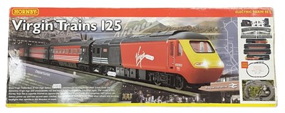 Lot 14 - A boxed Hornby 00 gauge Virgin Trains 125 set....