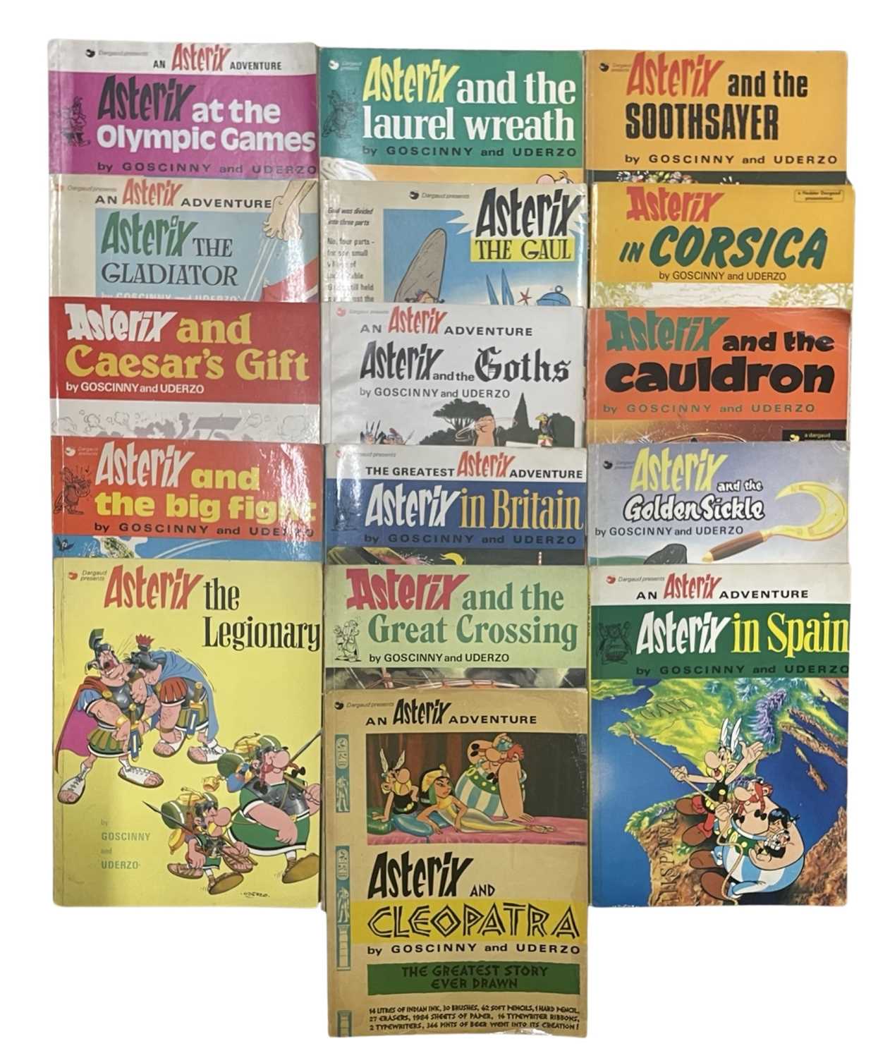 Lot 49 - A collection of various 1970s Asterix comic books