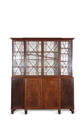 Lot 379 - Early 19th Century mahogany break front...