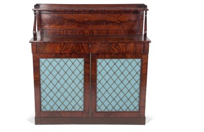 Lot 378 - An early 19th Century mahogany chiffonier with...