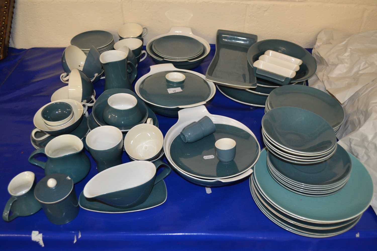 Lot 10 - Quantity of Poole two-tone table wares