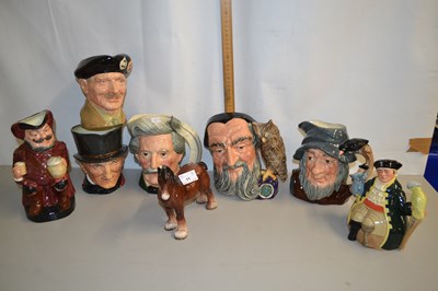 Lot 11 - Collection of Royal Doulton character jugs...
