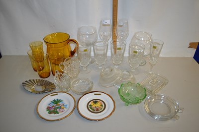 Lot 14 - Collection of various drinking glasses and...