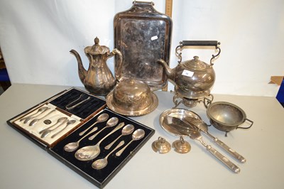 Lot 15 - Mixed Lot: Silver plated wares to include...