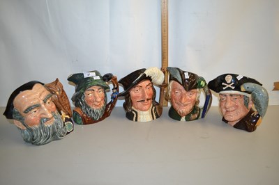 Lot 21 - Group of five Royal Doulton character jugs