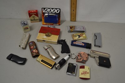 Lot 58 - Box of various cigarette lighters to include...