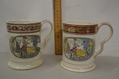Lot 68 - Pair of Adams pottery mugs