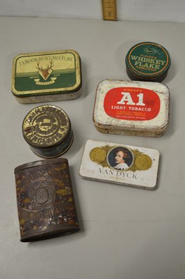 Lot 70 - Collection of various vintage tobacco tins