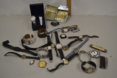 Lot 99 - A basket of various assorted wristwatches