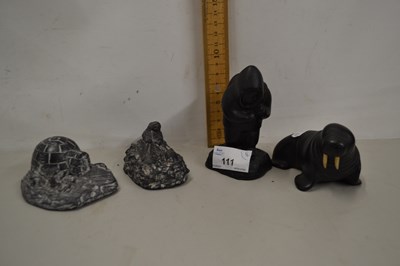 Lot 111 - Collection of contemporary Inuit models
