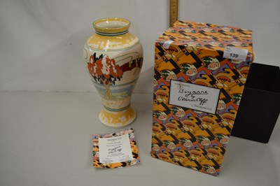 Lot 139 - Wedgwood Clarice Cliff revival vase (surface...