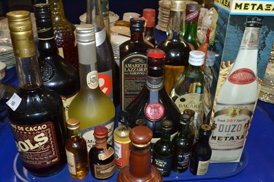 Lot 169 - Mixed Lot: Various assorted bottles of spirits...