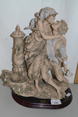 Lot 176 - Modern Florence figure group of a couple