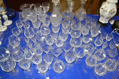 Lot 193 - Large collection of modern clear drinking...