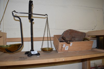 Lot 500 - A pair of vintage balance scales