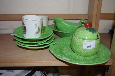 Lot 507 - Quantity of Beswick cabbage ware and other...