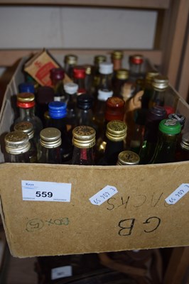 Lot 559 - Quantity of assorted spirit miniatures