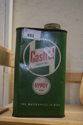 Lot 653 - Vintage Castral oil can