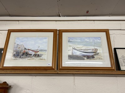 Lot 209 - Two contemporary studies of Cromer Beach...