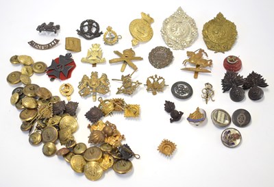 Lot 175 - Quantity of 20th century military cap badges...