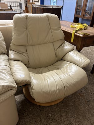 Lot 253 - A Stressless leather recliner chair