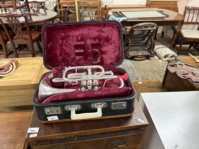 Lot 299 - Corton trumpet, cased