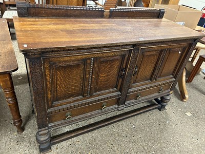 Lot 305 - 20th Century oak sideboard