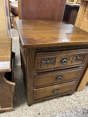 Lot 319 - Old Charm oak bedside cabinet