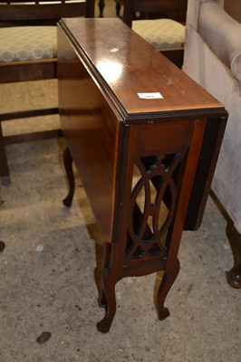 Lot 343 - A mahogany Sutherland style drop leaf table