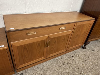 Lot 355 - G Plan teak sideboard with single drawer and...