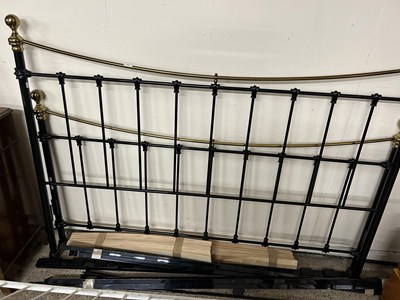 Lot 360 - Modern Victorian style metal double bed frame