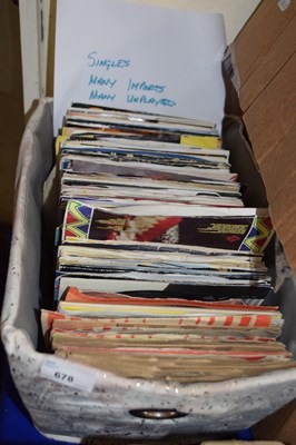 Lot 678 - Quantity of assorted singles