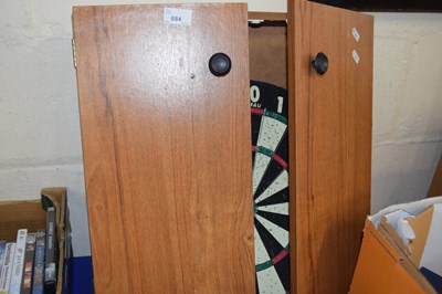 Lot 684 - A dartboard