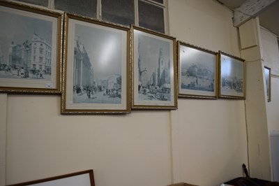 Lot 725 - Six reproduction prints of London