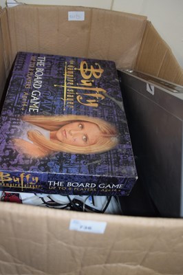 Lot 736 - Mixed Lot: Buffy The Vampire Slayer board game,...