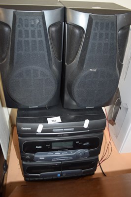 Lot 763 - A Goodmans hi-fi system 5040 and speakers