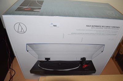 Lot 765 - Audio-Technica turntable AT-LP3, boxed