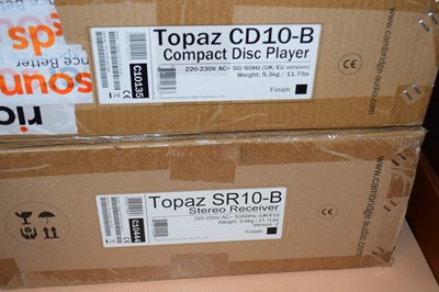 Lot 767 - Topaz CD 10-B compact disc player and a Topaz...