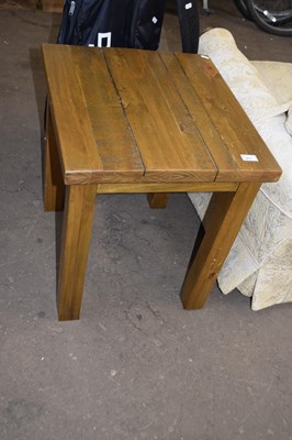 Lot 917 - A stained pine coffee table