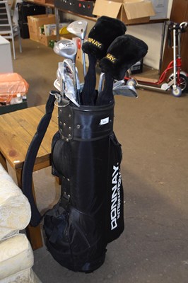 Lot 953 - Case of various golf clubs to include Donnay...