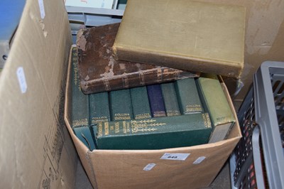 Lot 849 - Books to include Collins classics and others