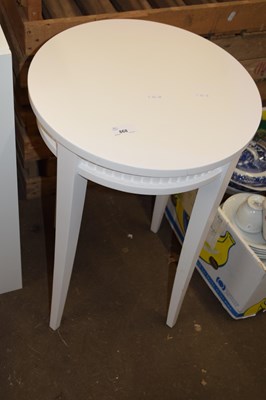 Lot 868 - White round side table